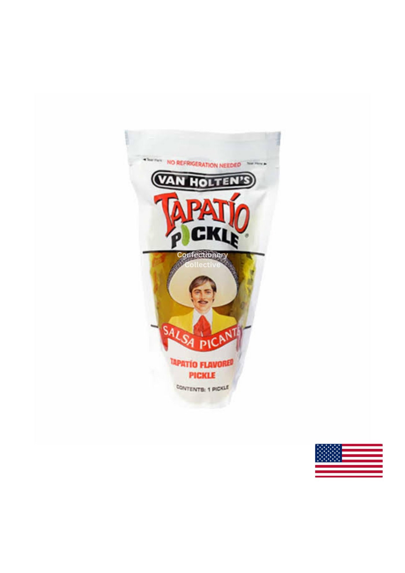 Van Holten Jumbo Pickle With Tapatio