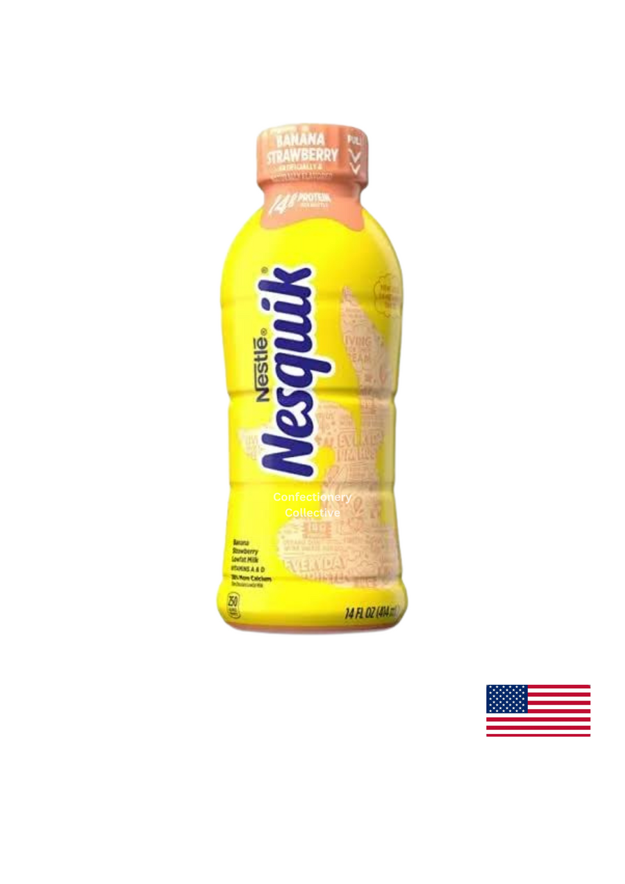 Nesquik Banana & Strawberry Milk 414ml (BBD 24/7/24)