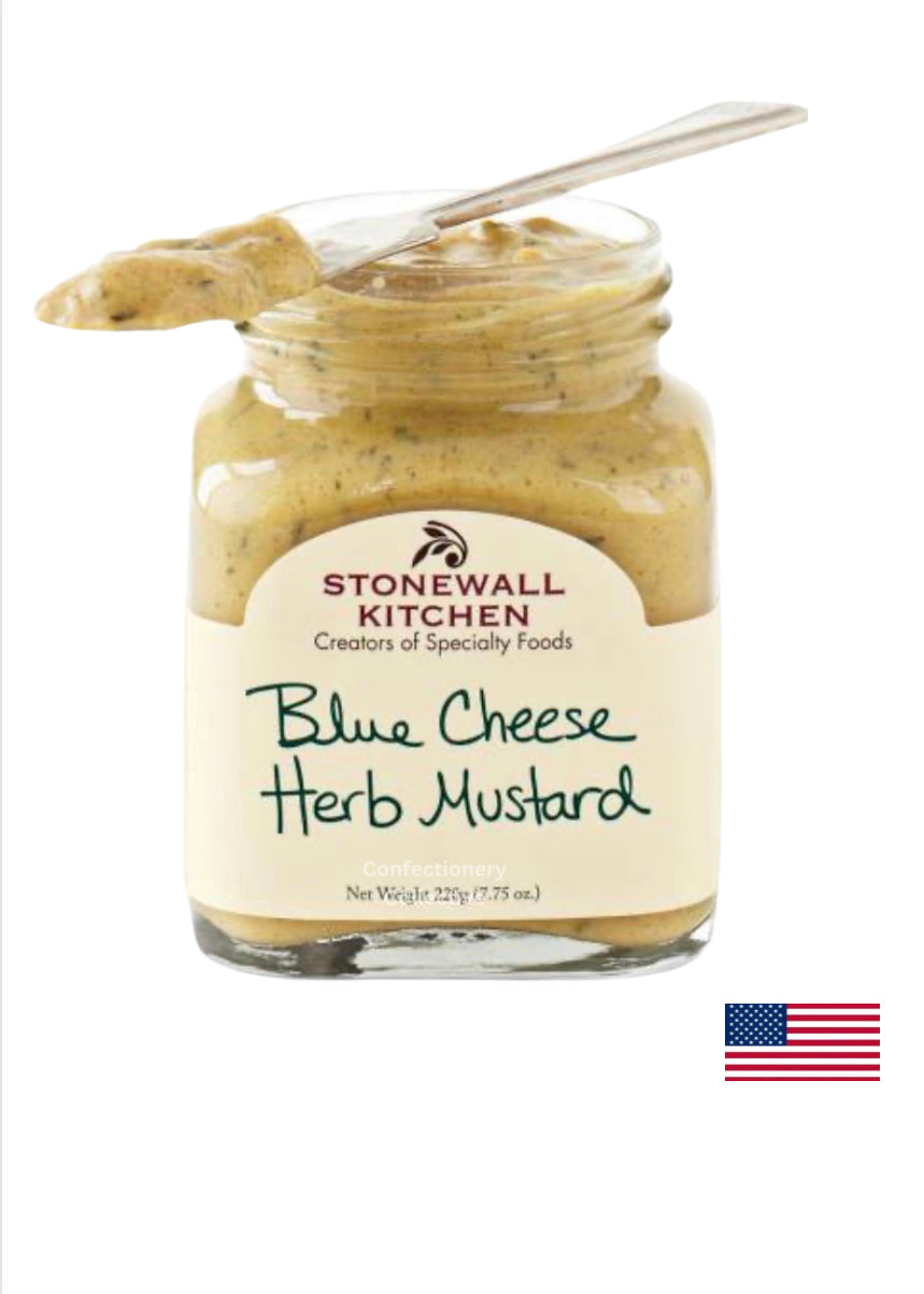 Stonewall Kitchen Blue Cheese Herb Mustard 220g (GF)