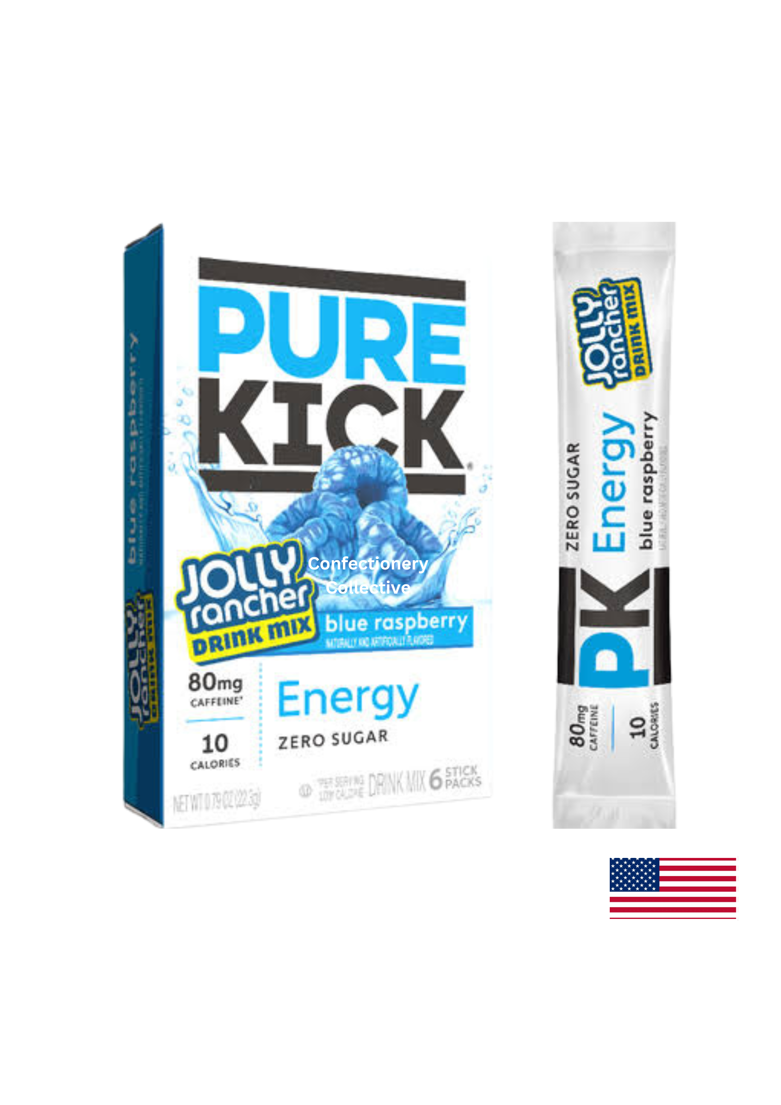 Pure Kick Energy Jolly Rancher Blue Raspberry